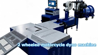 Mesin dyno dinamometer sepeda motor roda 2 Cartesy