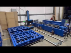 Penguji geser sisi berpasangan dua poros untuk truk