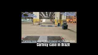 Kasus Cartesy baru di Brazil dengan side slip tester roller brake tester speedometer tester