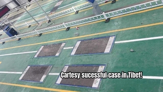 Kasus Kota Leiwuqi Tibet!Cartesy Berhasil Memasang Jalur Inspeksi Kendaraan Komprehensif di Tinggi
