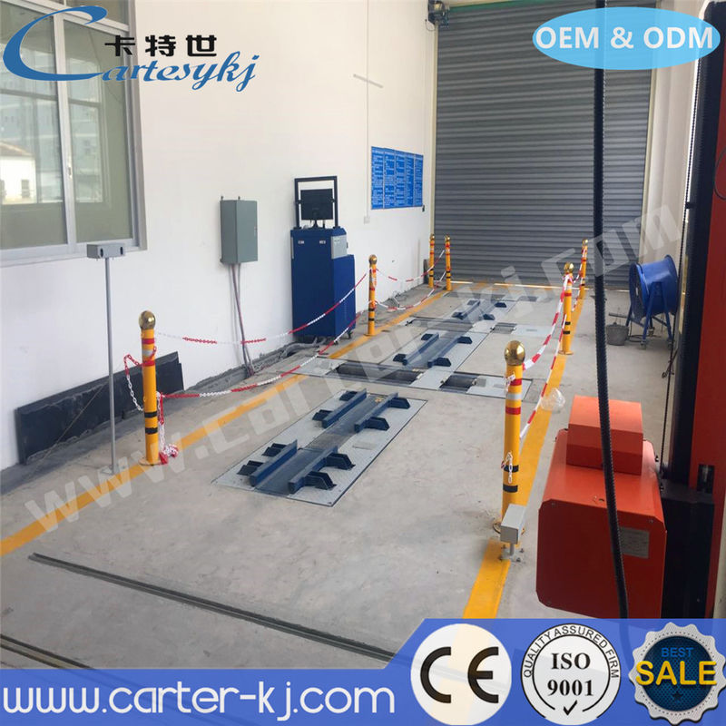 10kW Motor Power Motorcycle Tester Line untuk pengujian yang akurat dari kecepatan rem dan beban