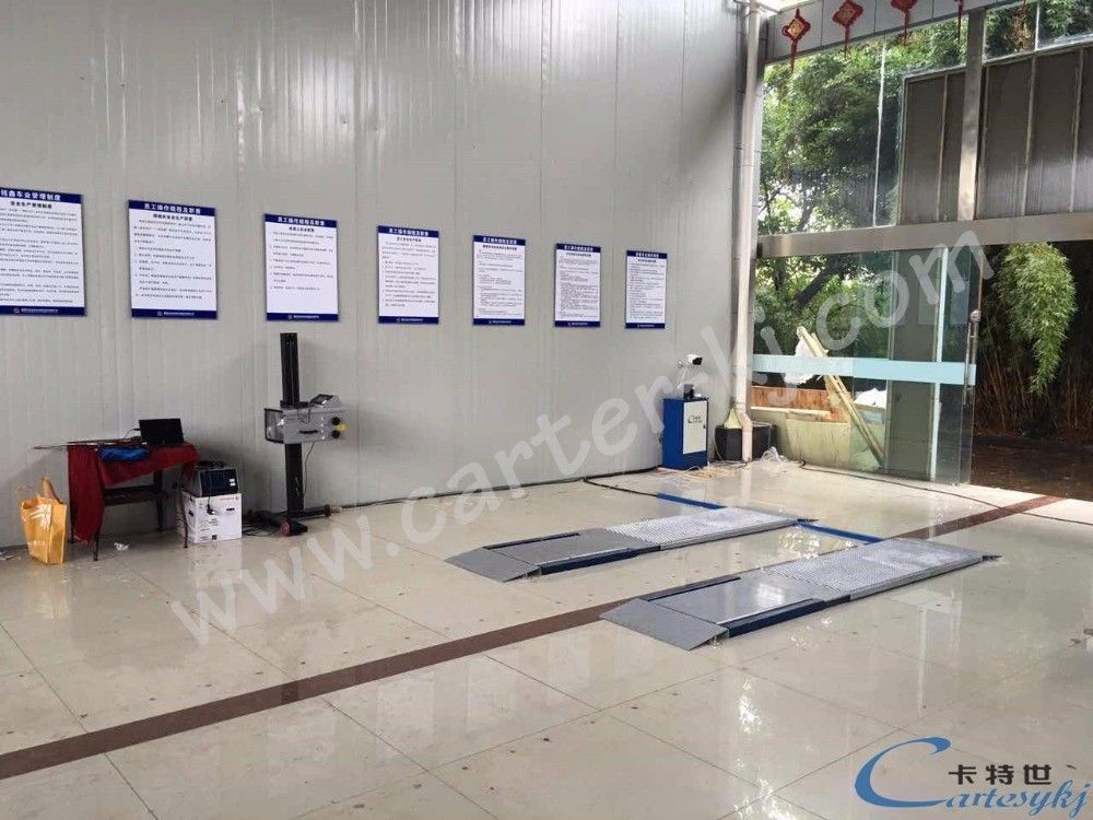 Garis Uji Pelat Ultra Datar Tegangan 220V untuk Uji Beban Rem Mobil Uji Beban Sideslip