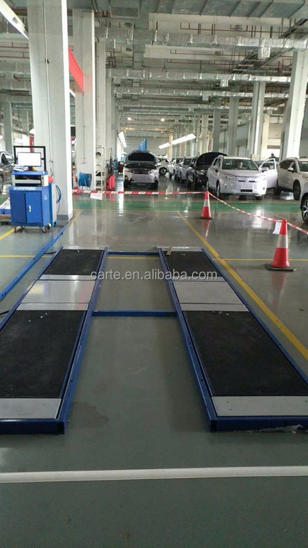 2CTPB-10G Ultra flat plate brake tester Car Test Line untuk truk uji kekuatan rem