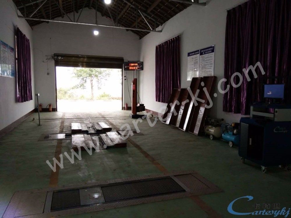 10kW Motor Power Motorcycle Tester Line untuk pengujian yang akurat dari kecepatan rem dan beban