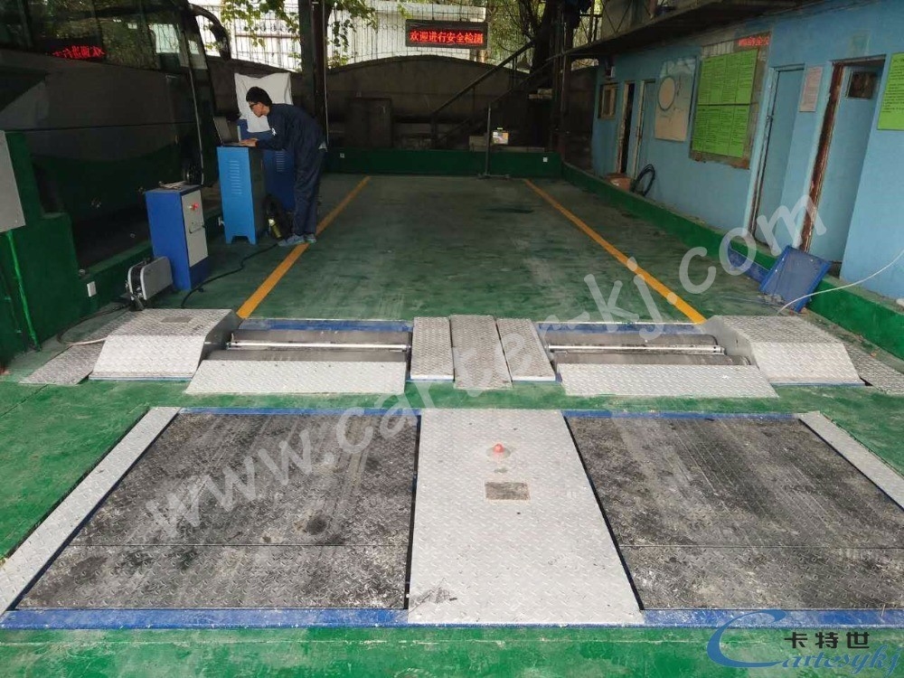 15t beban CTCH-15 kendaraan sisi slip tester untuk truk dan mobil kendaraan inspeksi peralatan
