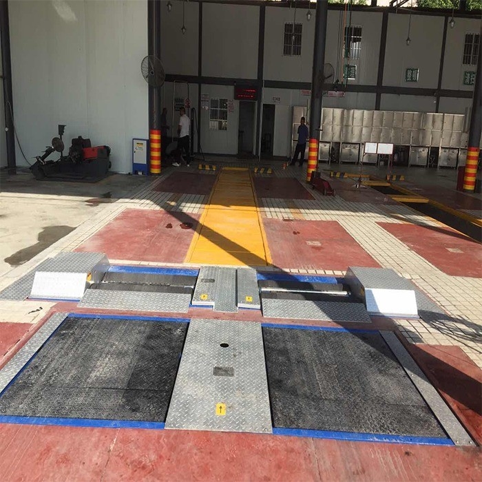 10t Load CTCH-10 Vehicle Side Slip Tester Untuk Peralatan Pemeriksaan Kendaraan Untuk Truk Dan Mobil