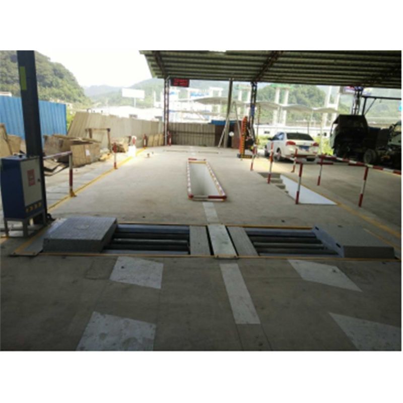 2004-2010 CTFZ-13B Penguji Rem Rol Kendaraan 15T Dengan Pengangkat Beban untuk Truk dan Mobil