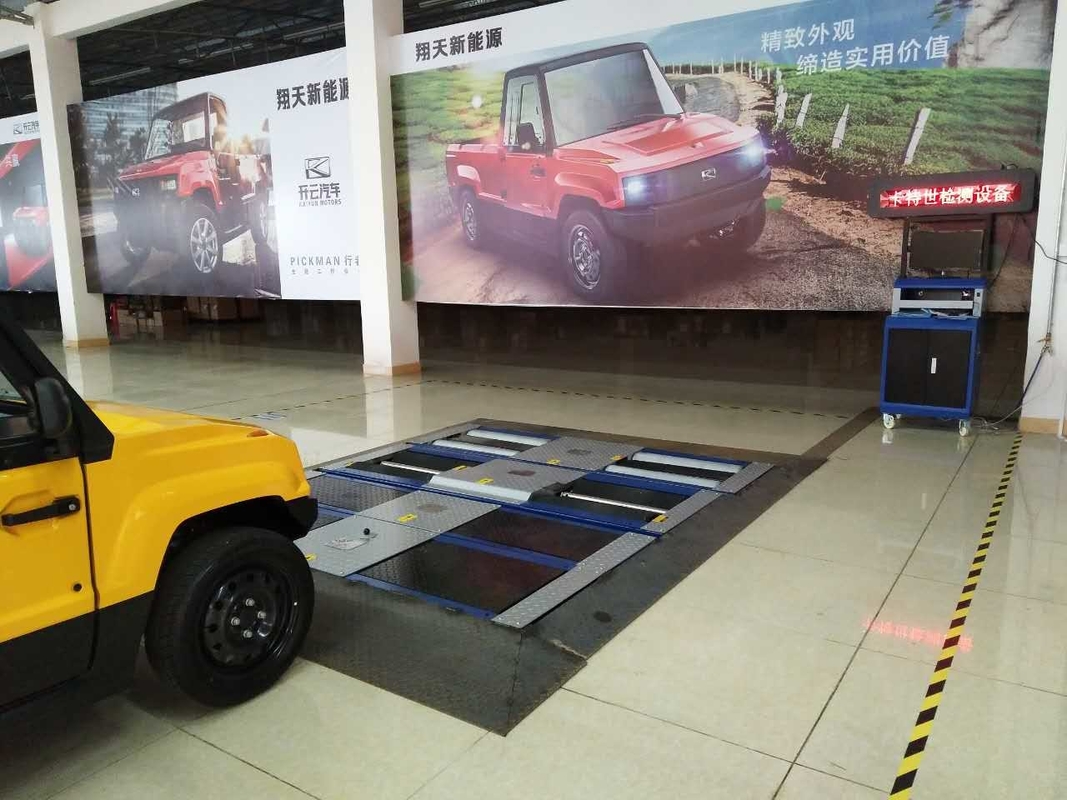 CTGT-3-3C Roller Trinity Vehicle Test Line Roller Vlt Brake Tester dengan Asil Load Double Plate