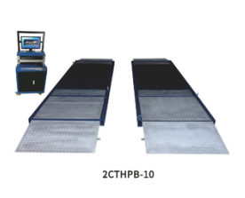 2CTHPB-3B Luxury Flat Plate Brake Tester Peralatan Pemeriksaan Kendaraan Mesin Pengerjaan