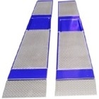 Jalur pengujian mobil Ultra Flat Plate Brake Tester Peralatan pemeriksaan kendaraan Kekuatan rem 2CTPB-3-3