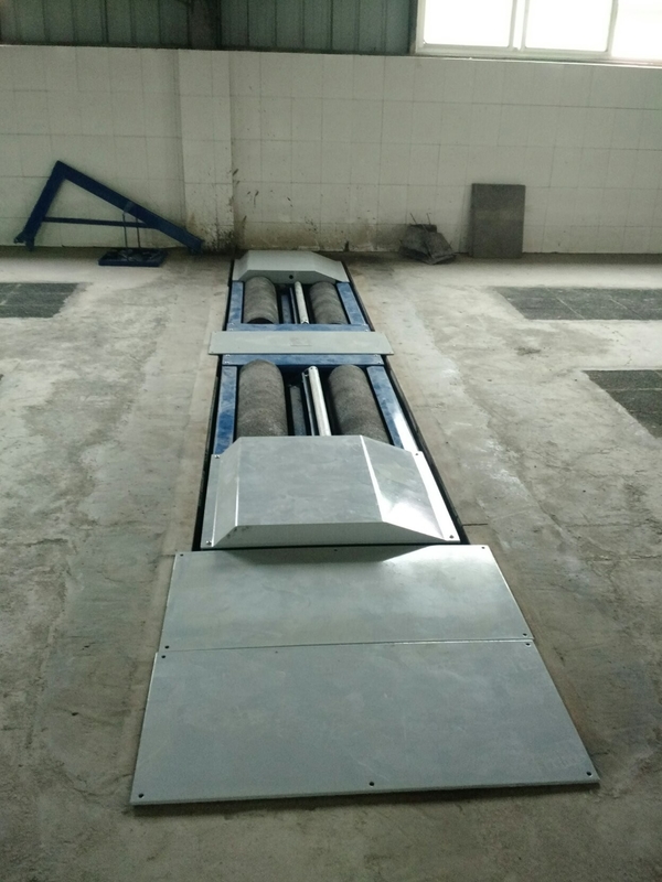 Motor Roller Brake Tester Kekuatan Tipe Dengan beban poros CTFZ-10B Fitting 10T Kendaraan Vlt Brake Tester