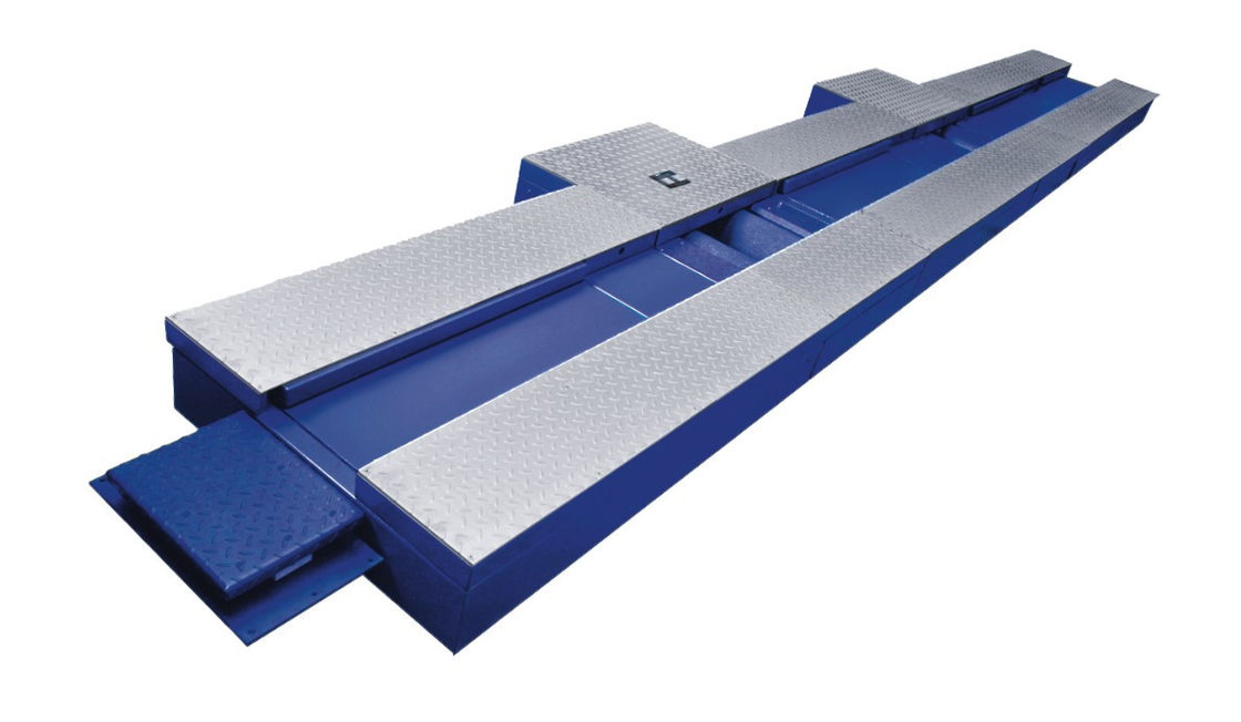 Bangku pengujian terpusat sepeda motor roda 2 Cartesykj, jalur pengujian sepeda motor, peralatan inspeksi kendaraan, kapasitas 750KG