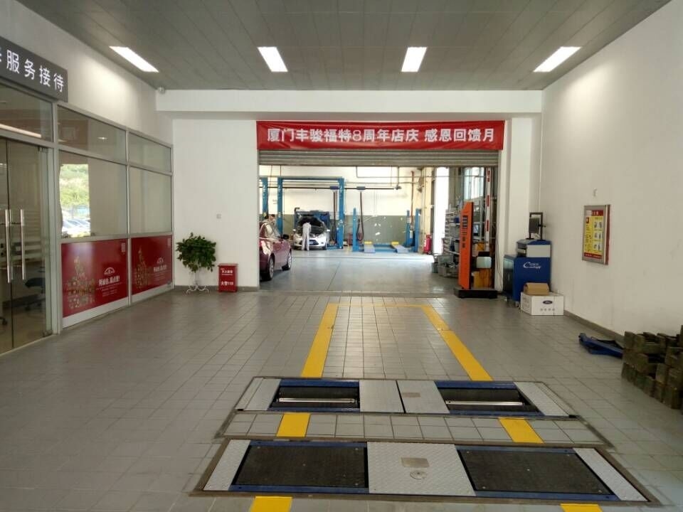 CTGT-3-3B 3 In 1Vehicle Test Line Double Plate Mobile Roller Brake Tester 3000kg Sideslip Tester