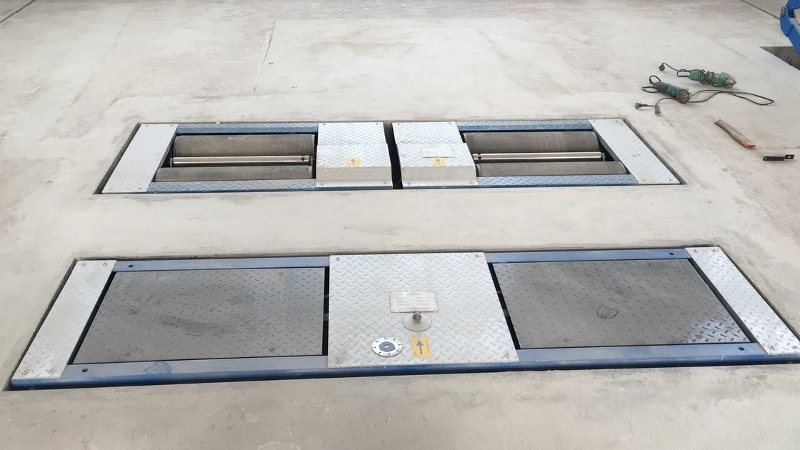 CTGT-3-3B 3 In 1Vehicle Test Line Double Plate Mobile Roller Brake Tester 3000kg Sideslip Tester
