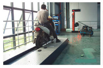CTMT-750 2 Roda Motorcycle Vehicle Test Line Vehicle Motorcycle Test Line Untuk stasiun pengujian