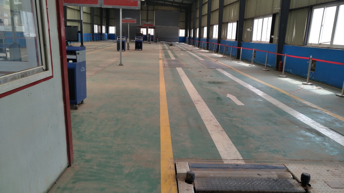 Tata letak bengkel pengujian untuk kendaraan tugas ringan Performance Testing Test Line Untuk stasiun pengujian