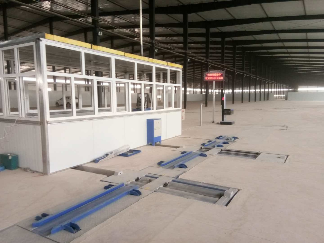 Layout Untuk 2 & 3 Roda Motorcycle Test Line Vehicle Testing Line Untuk Stasiun Uji