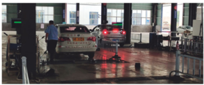 CTVMS-3 Simpel Kendaraan Test Line Transient Car Exhaust Gas Tester Untuk Kendaraan Bensin Ringan