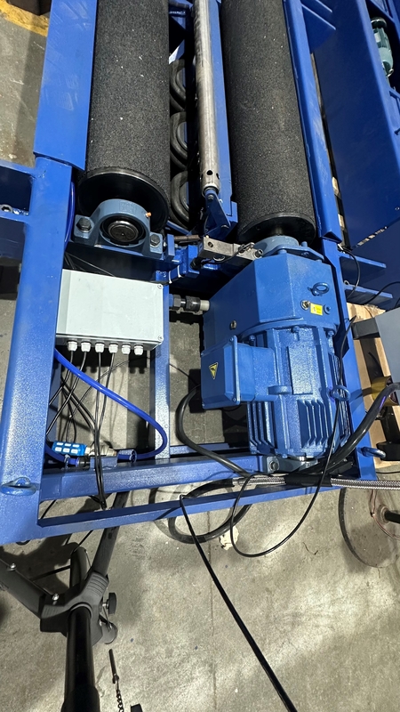 Roller Opposite Forces Type Roller Brake Tester Mobile Brake Tester dengan beban poros CTFZ-15B Fitting Kendaraan 15T