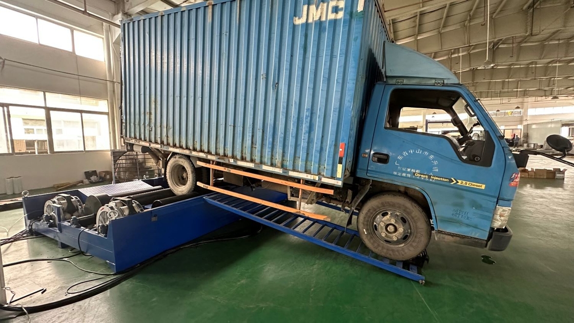 CTDCG-15 Otomotif Mobil Tiga sumbu enam roller Kendaraan Chassis Dinamometer tenaga kuda dinamometer