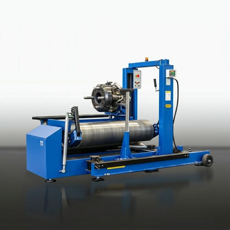 Penguji Rem Roller Truk Bergerak Portabel Untuk Kendaraan 4WD Kapasitas 10T Jalur Uji Kendaraan Peralatan Inspeksi Kendaraan