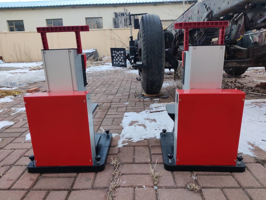 Cartesykj Portable mobile 3D wheel alignment untuk kedua mobil & truk 3 teknologi kamera