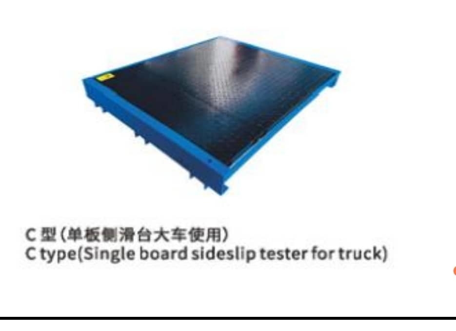 Kendaraan Single Side Slip Tester Untuk Peralatan Pemeriksaan Kendaraan Untuk Truk Dan Mobil