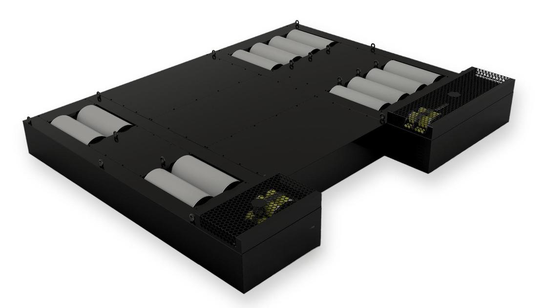 Mesin Dyno 4WD Chassis Dynamometer Horse Power dengan 5 Roller di Rusia