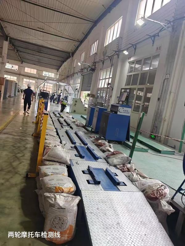 CTMT-300 Motorcycle (EV) tester untuk dua roda Motorcycle safety performance test line