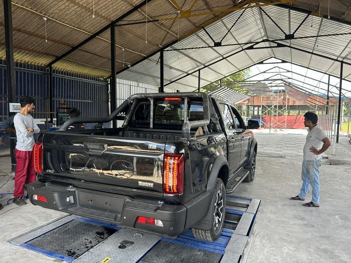 5-in-1 Roller Brake Tester dengan 4000kg Max Axle Load, Dual Plate Side Slip, dan Industrial Control Computer untuk Vehicle Test Line