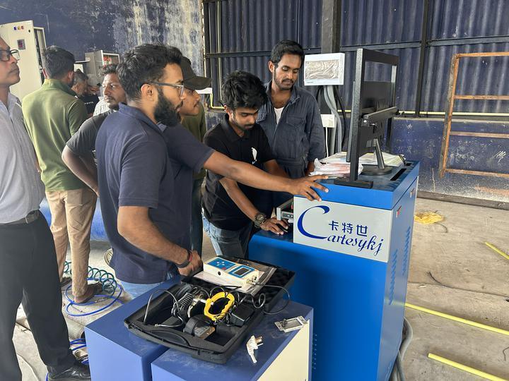 5-in-1 Roller Brake Tester dengan 4000kg Max Axle Load Patented Sanding Roller dan Industrial Control Computer