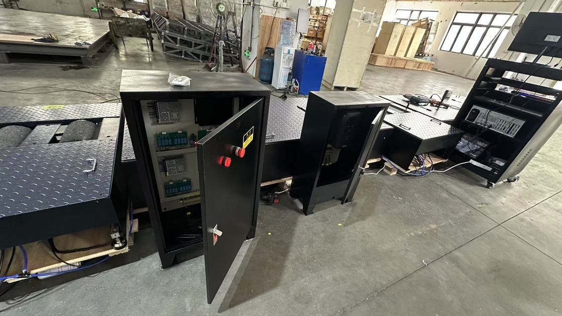 Garis pengujian sepeda motor 2-roda rem gaya beban gandar speedometer klem penyelarasan roda penguji lampu depan