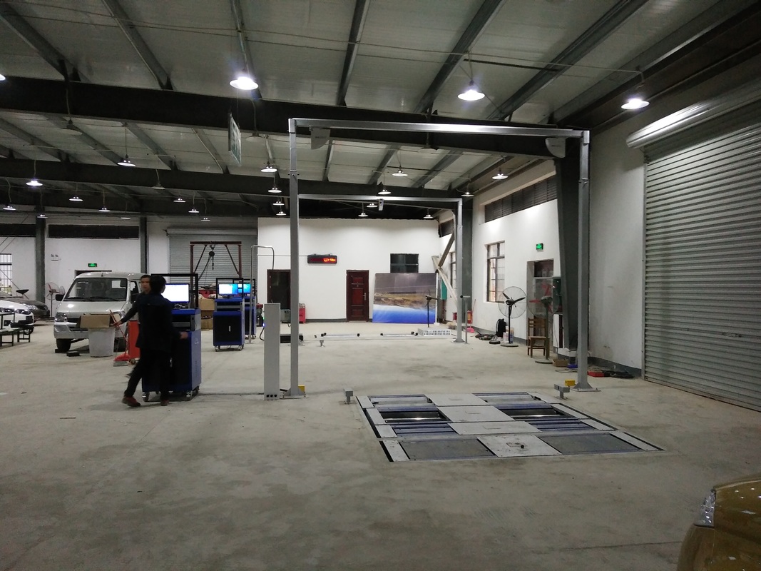 5-in-1 Roller Brake Tester dengan 4000kg Max Axle Load, Dual Plate Side Slip, dan Industrial Control Computer untuk Vehicle Test Line