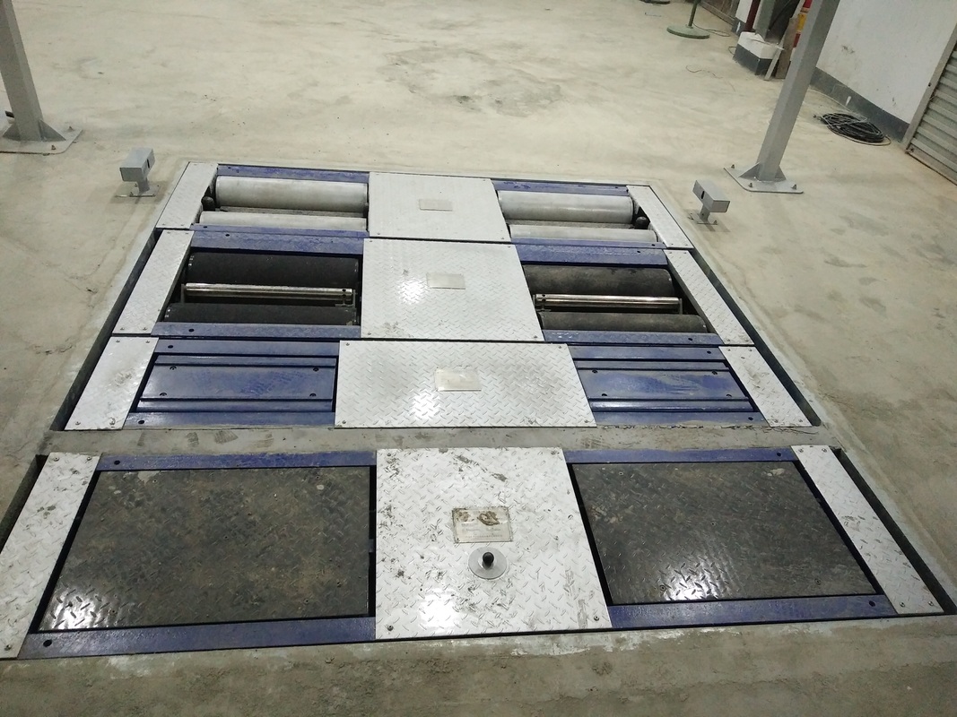 5-in-1 Roller Brake Tester dengan 4000kg Max Axle Load Patented Sanding Roller dan Industrial Control Computer