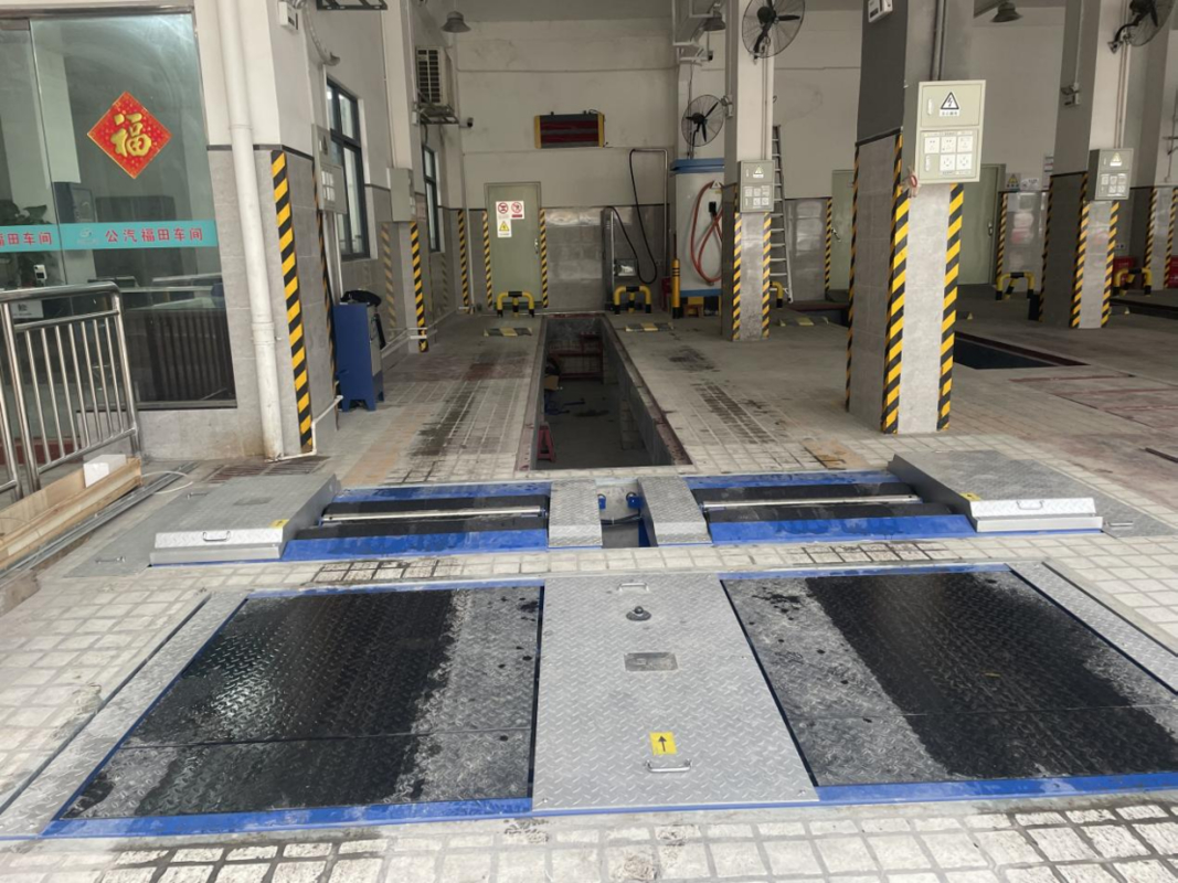 Peralatan Pemeriksaan Kendaraan CTFZ-15JZ Roller Brake Tester Force Opposite Type Automobile Brake Tester With Lift