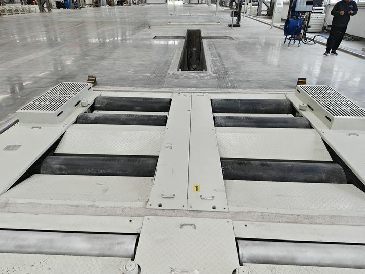 CTDCG-14 Tiga Axle Enam Roller Kendaraan Sasis Dinamometer Otomotif Dyno Mesin Daya Kuda