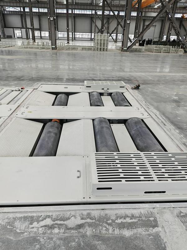 CTDCG-14 Tiga Axle Enam Roller Kendaraan Sasis Dinamometer Otomotif Dyno Mesin Daya Kuda