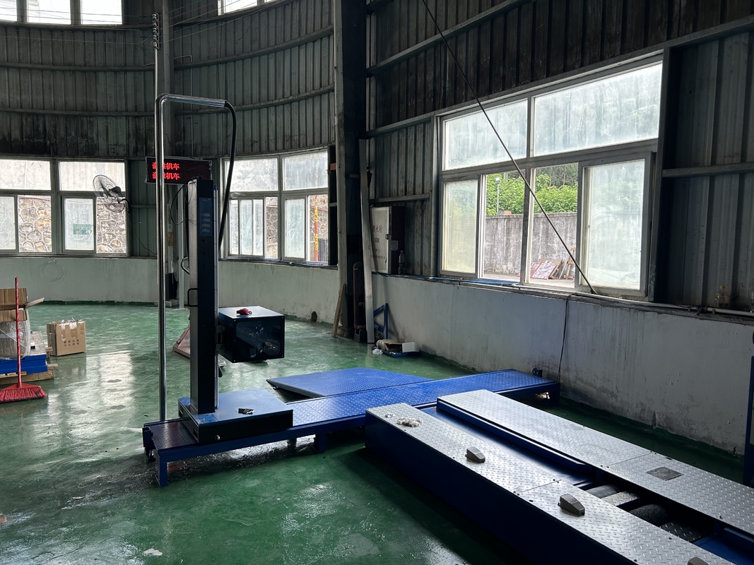 Bangku pengujian terpusat sepeda motor roda 2 Cartesykj, jalur pengujian sepeda motor, peralatan inspeksi kendaraan, kapasitas 750KG