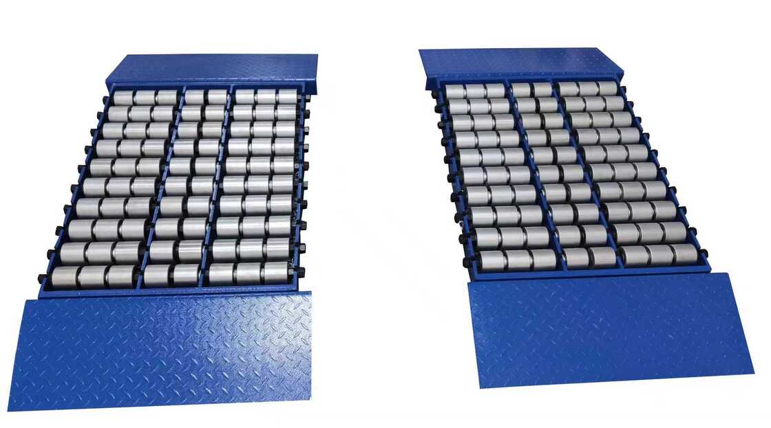 Cartesykj Peralatan Pemeriksaan Kendaraan Perangkat bantu untuk kendaraan tugas berat 4AWD Portable Free Roller work for brake tester speedometer tester