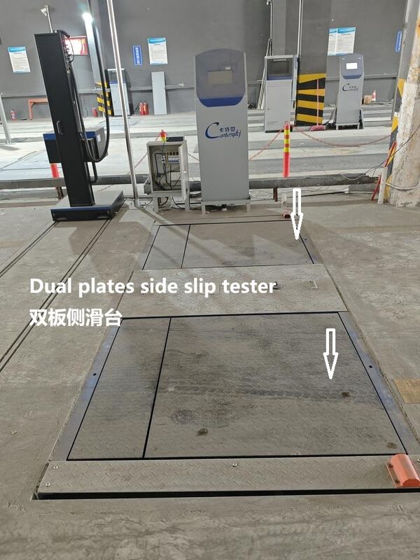 10t Load CTCH-10 Vehicle Side Slip Tester Untuk Peralatan Pemeriksaan Kendaraan Untuk Truk Dan Mobil