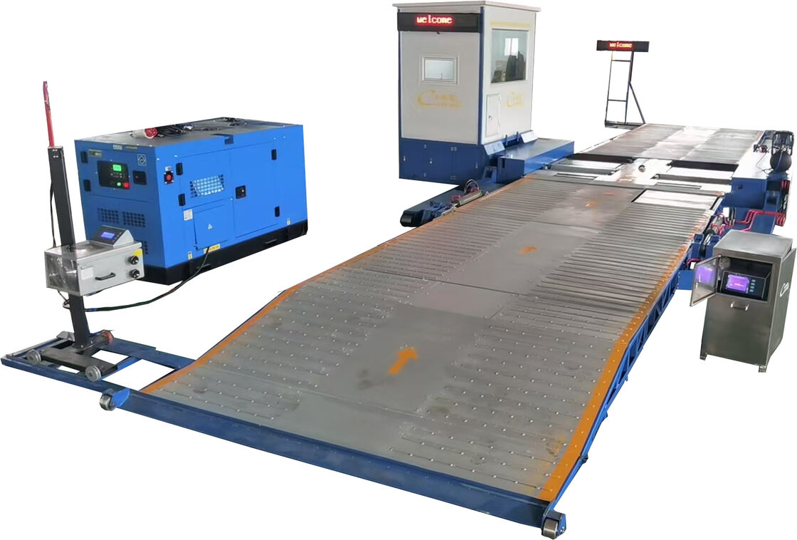 Posisi Kerja Jalur Uji Keamanan Kendaraan Bergerak 10000kg Beban Jalur Uji Bergerak CTYJ-10