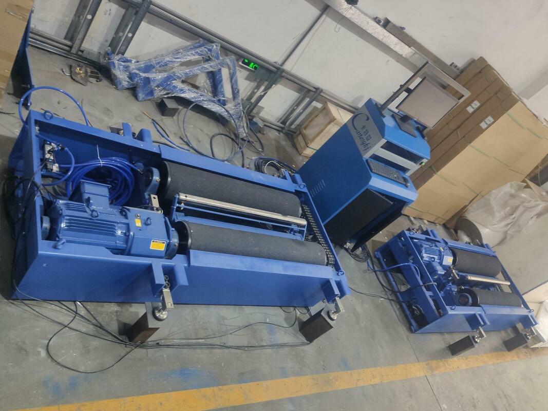 Cartesy Motor Roller Brake Tester ForcesWith Axle Load CTFZ-10B 10T Kendaraan Roller Brake Tester untuk kendaraan tugas berat