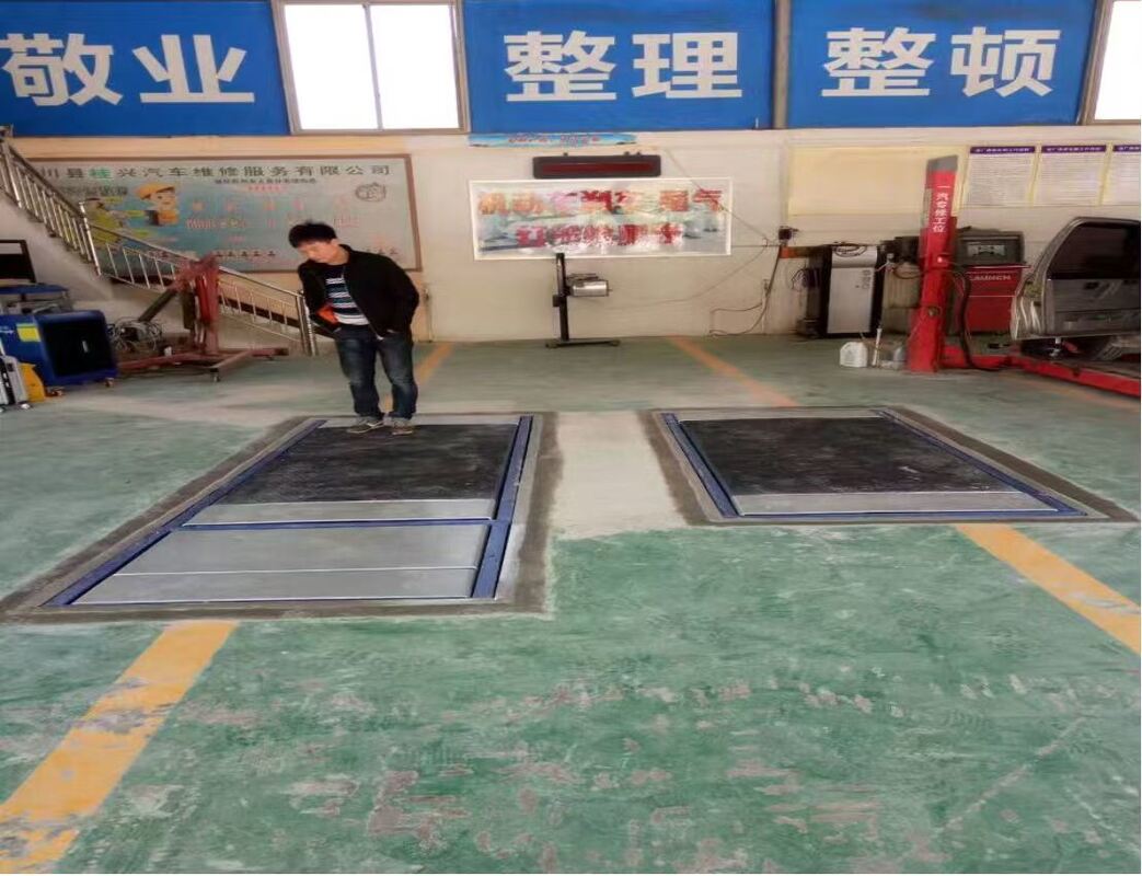 Cartesykj Penguji Rem Datar Mewah 3T 10T 15T Peralatan Inspeksi Kendaraan Jalur Uji Kendaraan 2CTPB-13 dengan Penguji Rem Beban Poros Suspensi Slip Samping