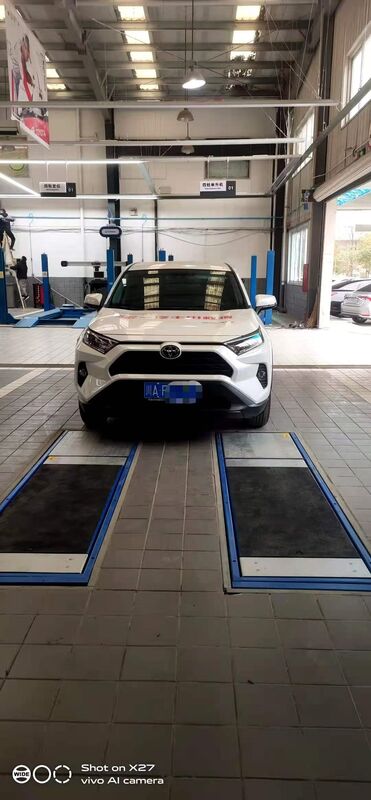 Cartesykj Penguji Rem Datar Mewah 3T 10T 15T Peralatan Inspeksi Kendaraan Jalur Uji Kendaraan 2CTPB-13 dengan Penguji Rem Beban Poros Suspensi Slip Samping