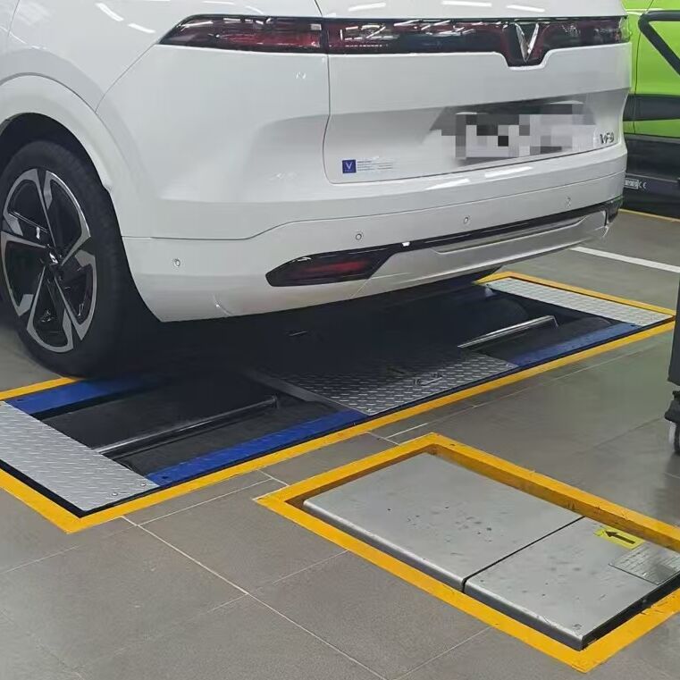 Merek Cartesy CTGT-3-3C Roller Trinity Vehicle Test Line Roller Brake Tester dengan Beban Gandar Pelat Tunggal Sisi Slip Tester untuk Kendaraan Ringan