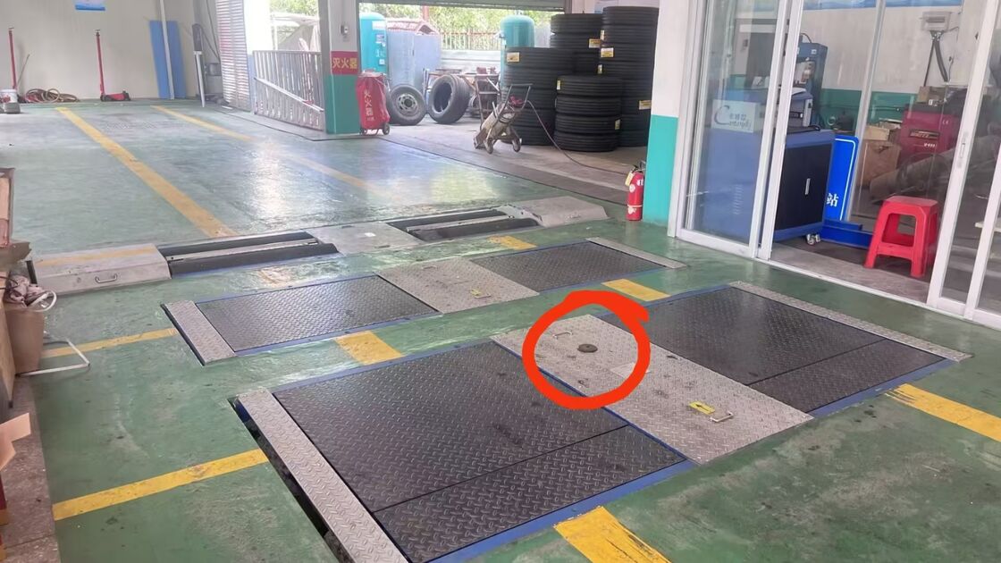 Cartesy 10t Load CTCH-10 Vehicle Side Slip Tester Untuk Peralatan Pemeriksaan Kendaraan Untuk Truk Dan Mobil