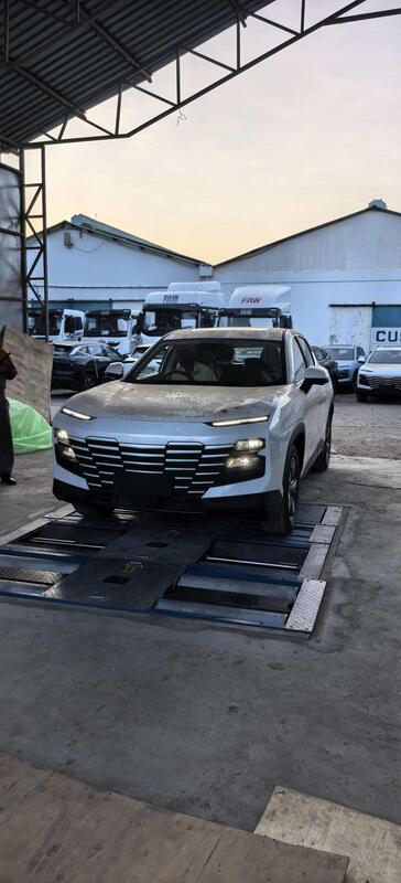 Cartesy merek Kenya kasus 5-in-1 Roller Brake Tester dengan 4000kg Axle Load side slip speedometer suspensi tester