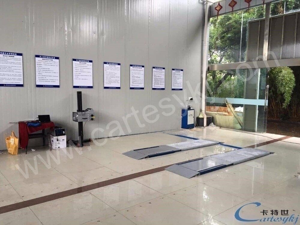 Garis Uji Pelat Ultra Datar Tegangan 220V untuk Uji Beban Rem Mobil Uji Beban Sideslip