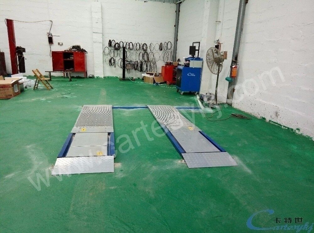 Garis Uji Pelat Ultra Datar Tegangan 220V untuk Uji Beban Rem Mobil Uji Beban Sideslip