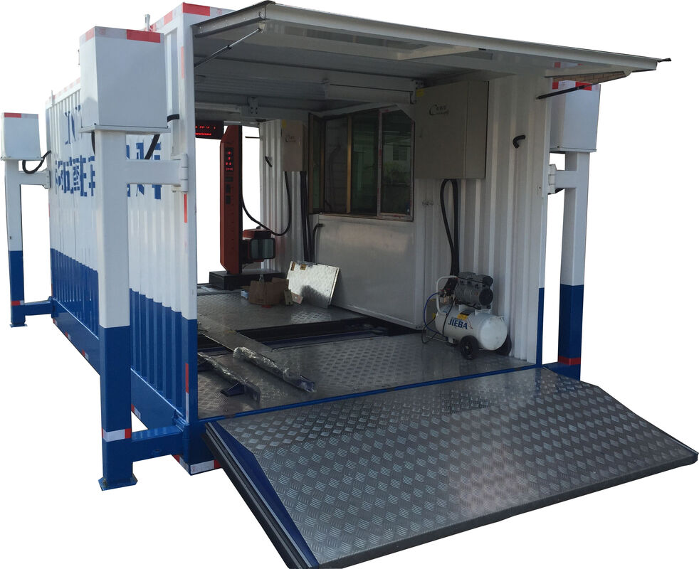 Fasilitas Jalur Uji Motor Mobil Cartesykj Jalur Uji Keamanan 700kg Beban Stasiun Uji Mobil CTMYJ-750B